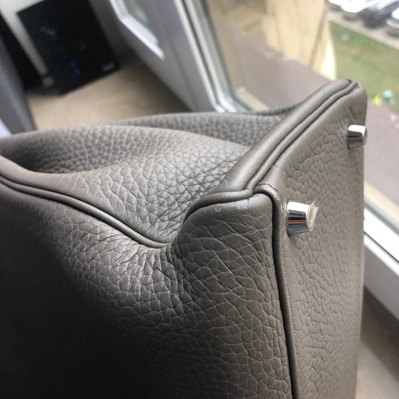 Hermès Kelly 35 Clemence Etain - Picture 3 of 4